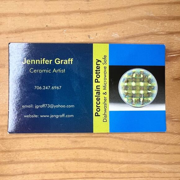 Teapot Ceramic Glazed Porcelain Pottery Jennifer Graff Ceramic Artist No Flaws - Picture 11 of 11